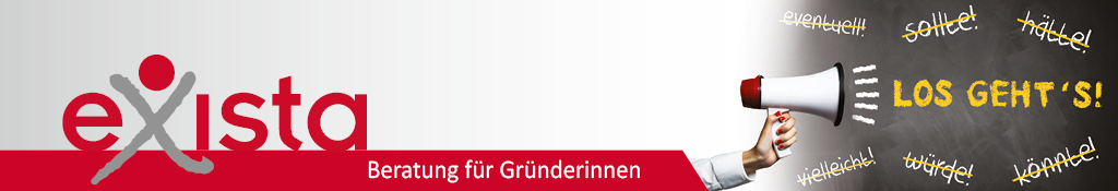 Titelmotiv Exista - Beratung für Gründerinnen